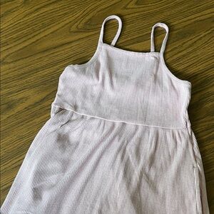 Old Navy Light Pink Ribbed Mini Dress w/ pockets